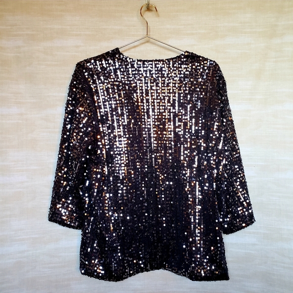 Nasty Gal M glam sequin kimono jacket - Picture 4 of 4